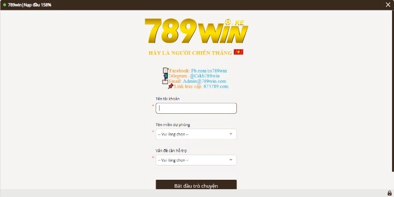 Quên mật khẩu tài khoản liên hệ 789win lấy lại dễ dàng