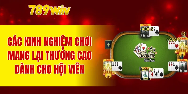 Các kinh nghiệm chơi mang lại thưởng cao dành cho hội viên
